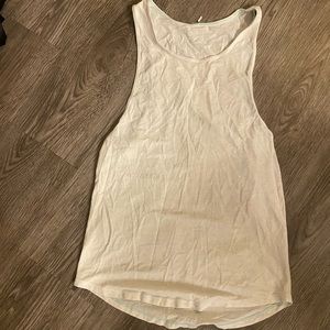 White lulu lemon tank top